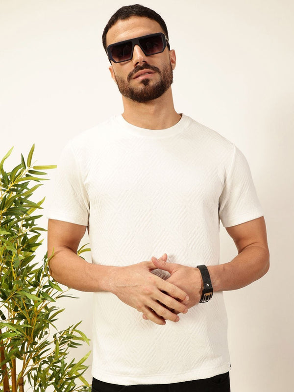 Thomas Scott Men Anti Odour Solid Round Neck T-shirt