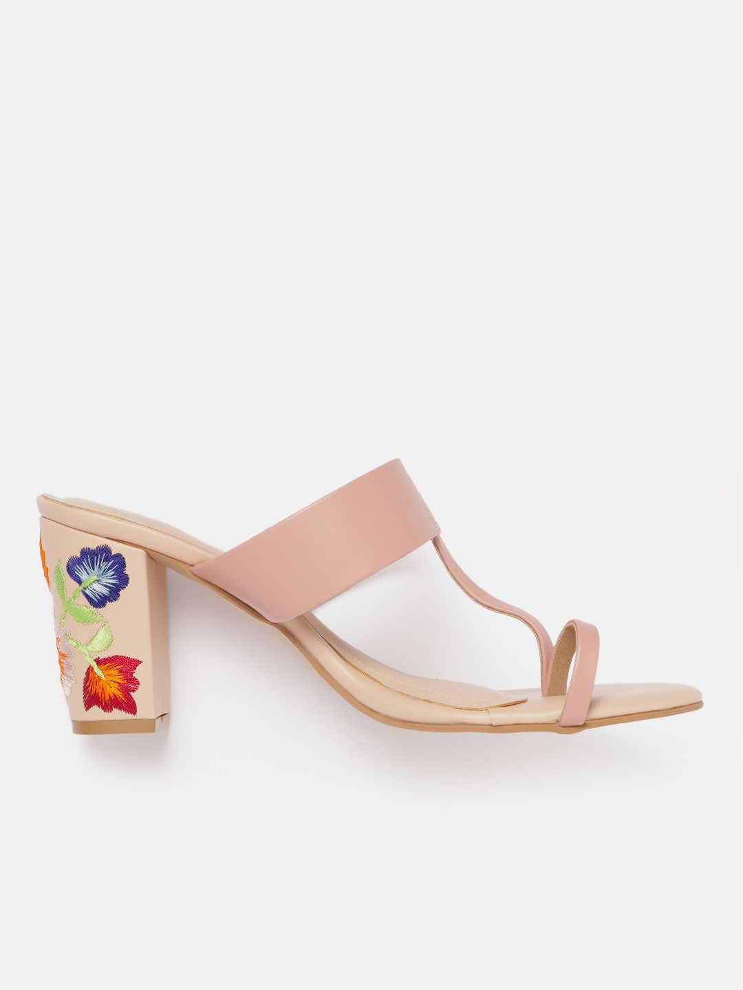 House of Pataudi Open Toe Block Heels
