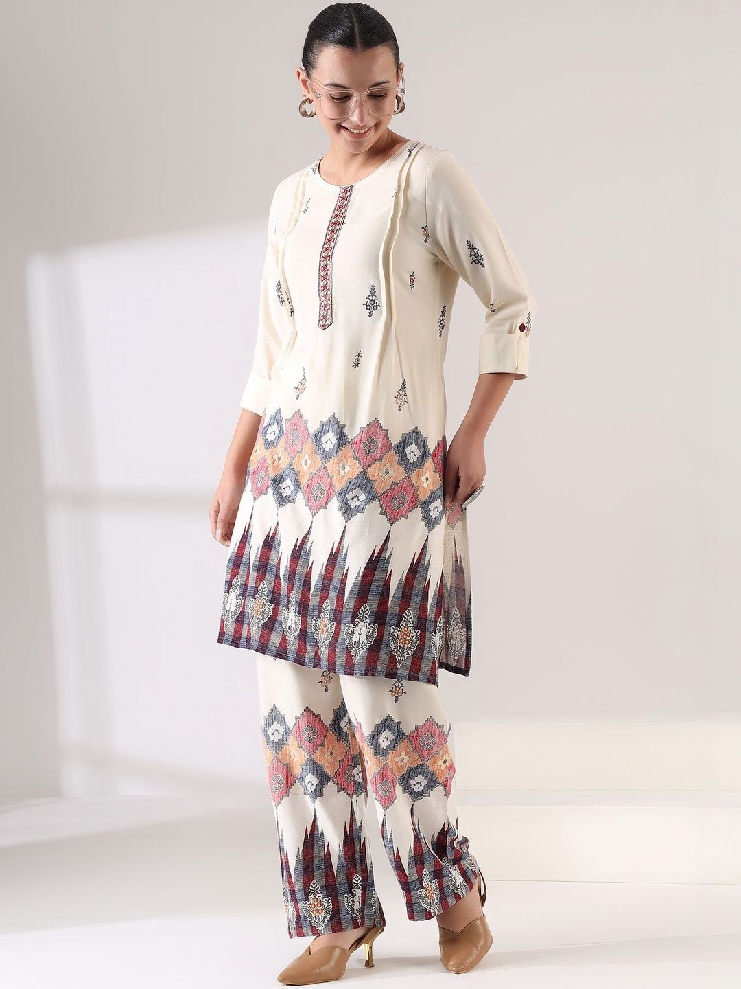 Mamicha Printed Tunic with Trousers