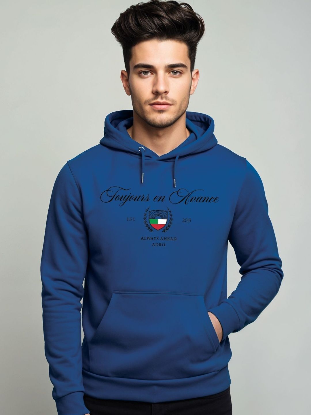 Pullover Berkait Bercetak ADRO