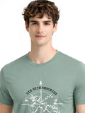 ADRO Men Typography Printed T-shirt