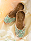 House of Pataudi Women Ethnic Embellished Mojaris