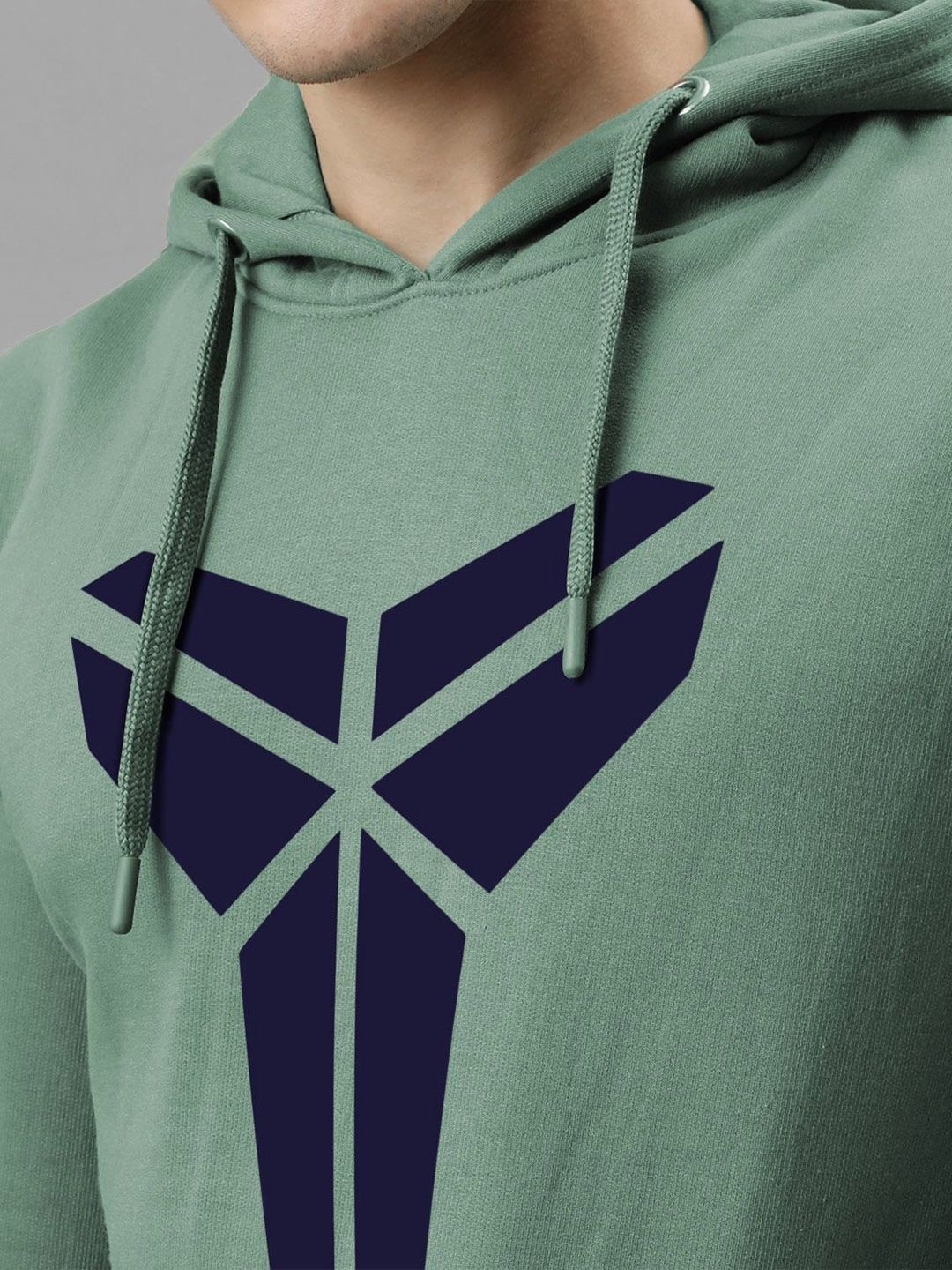 ADRO Men Printed Hooded Sweatshirt