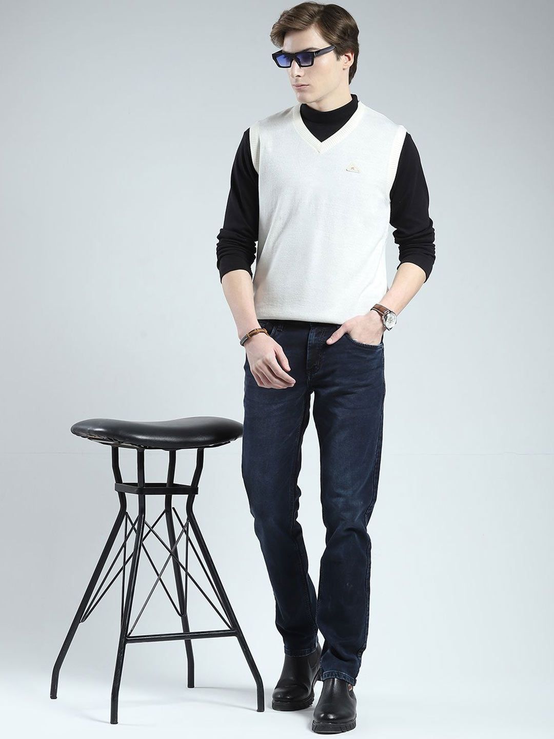 Monte Carlo Men Woollen Sweater Vest