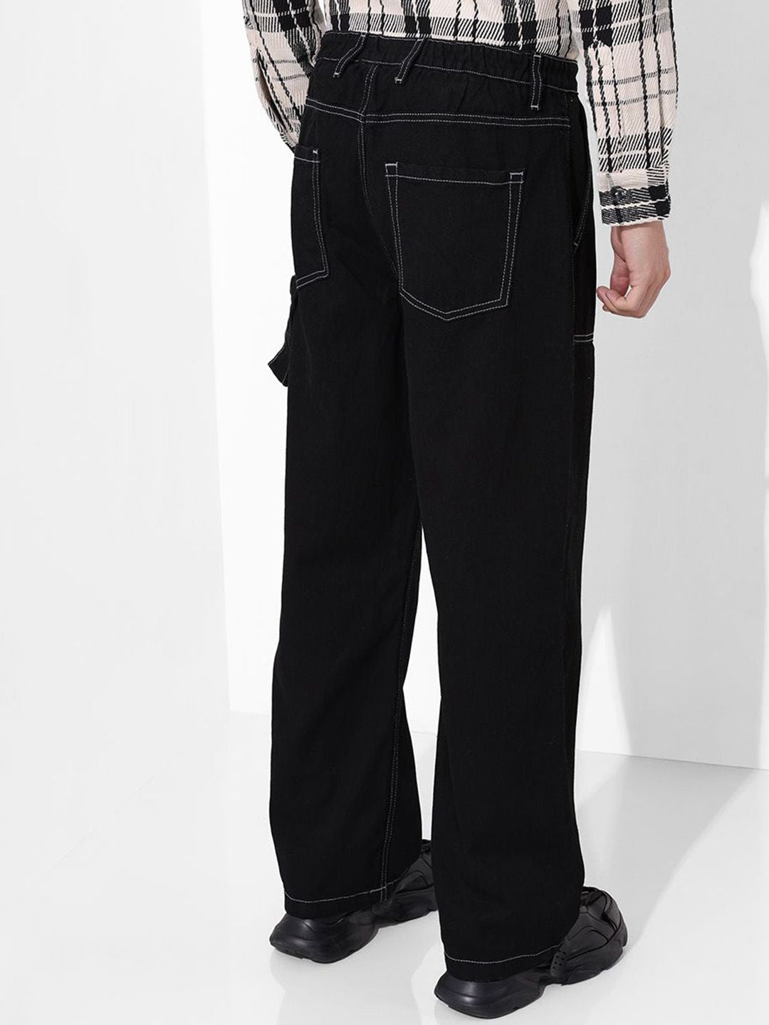 The Indian Garage Co Men Relaxed Fit Mid-Rise Cotton Jeans