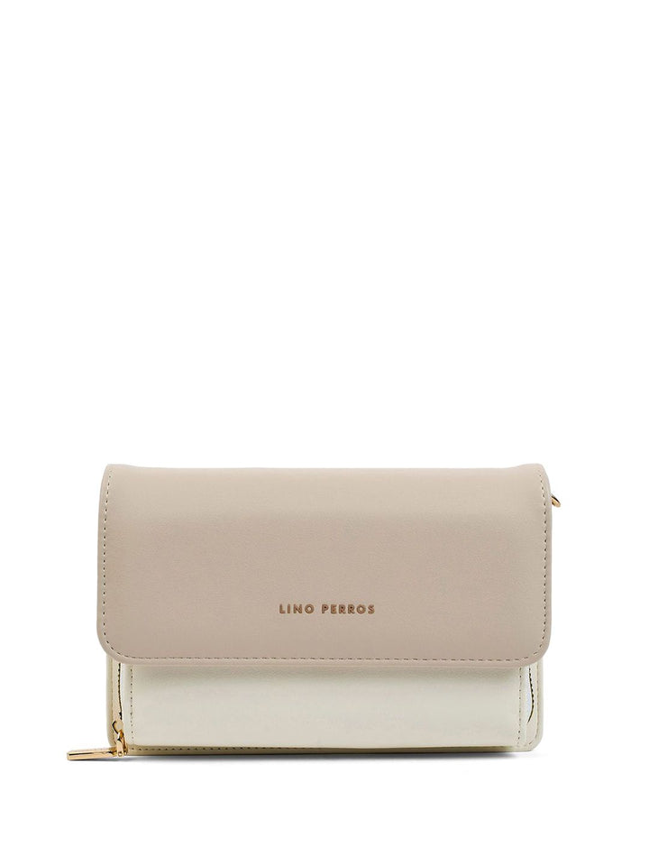 Lino Perros Women Colourblocked Structured Sling Bag