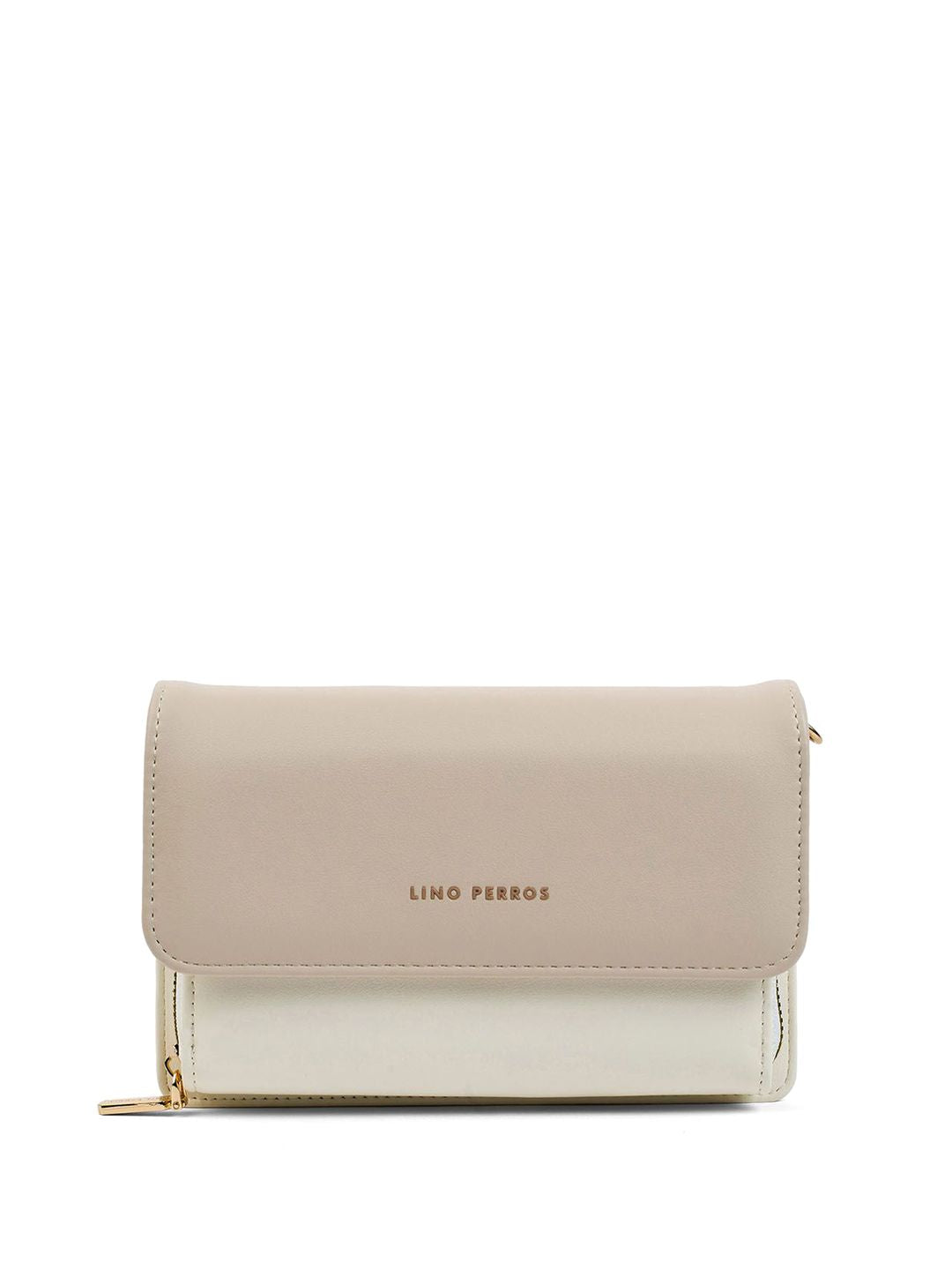 Lino Perros Women Colourblocked Structured Sling Bag