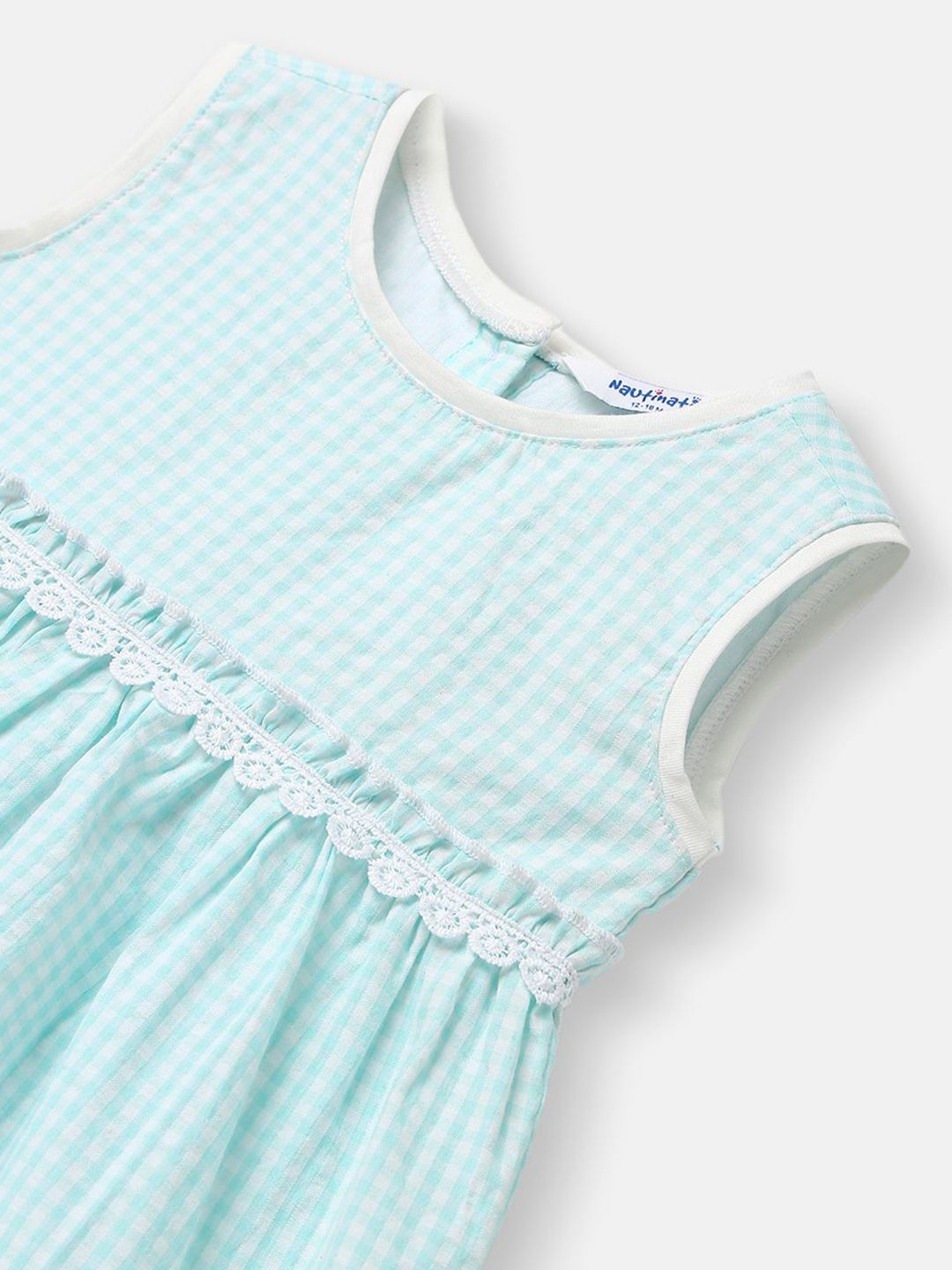 Nauti Nati Checked Fit & Flare Dress