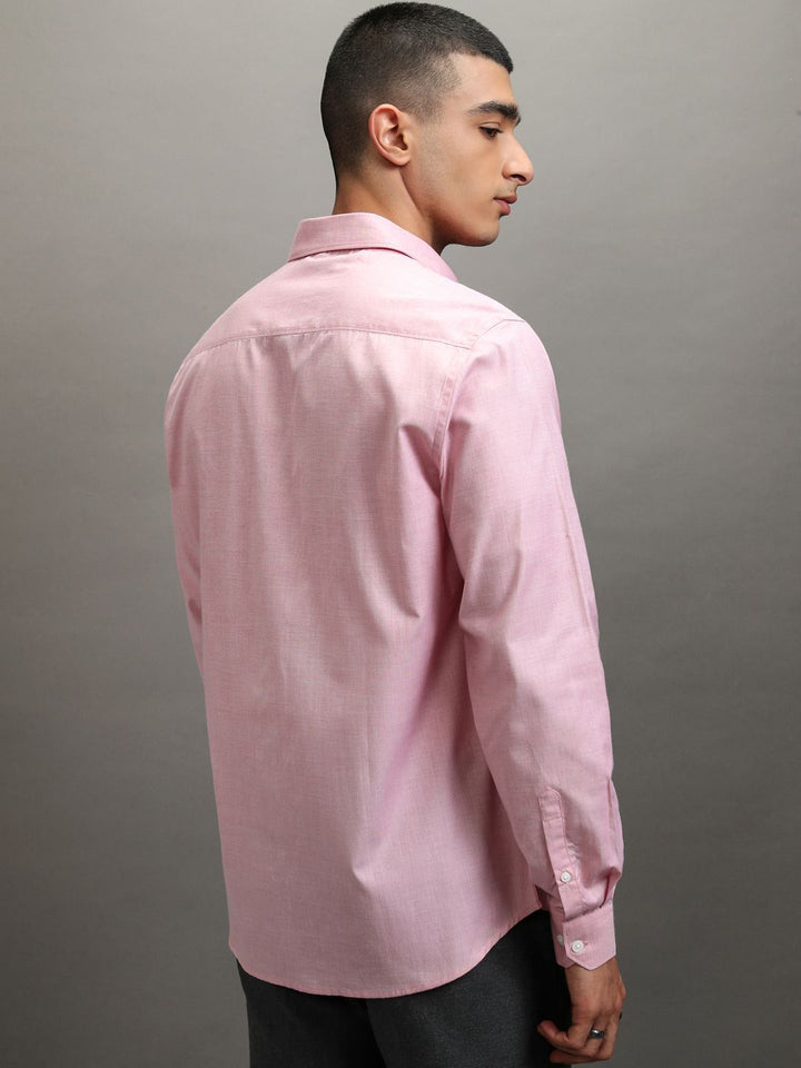 Highlander Men Solid Formal Slim Fit shirt