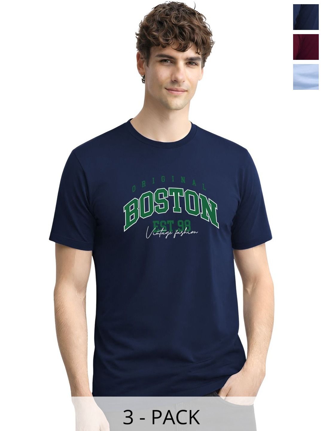 ADRO Men 3 Printed T-shirt