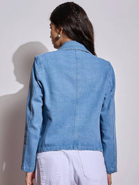 SASSAFRAS Comfort-Fit Double Breasted Blazer