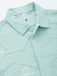Thomas Scott Men Embroidered Regular Fit Casual Shirt