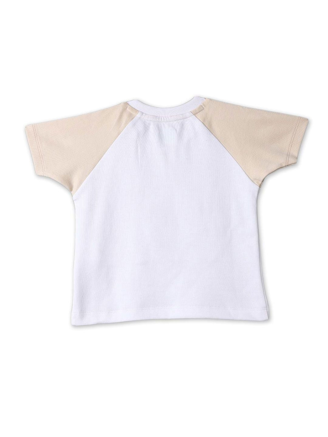 Nauti Nati Boys Printed Pure Cotton T-shirt With Trousers