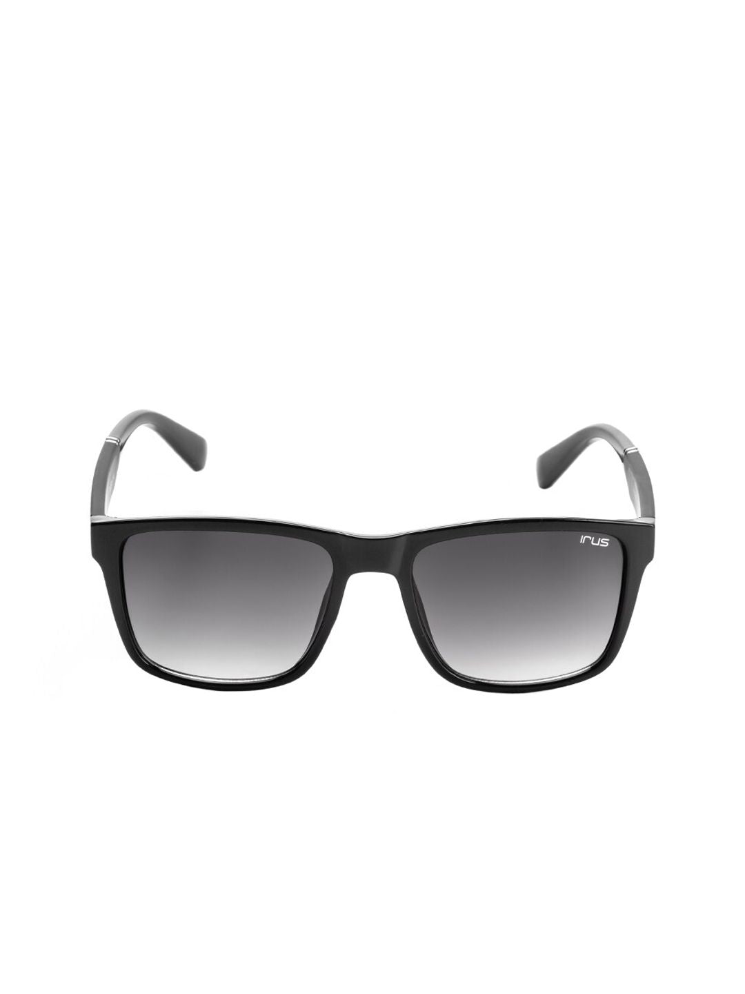 Irus oleh Idee Unisex Grey Lens & Black Square Sunglasses dengan Lensa Dilindungi UV