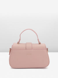 DressBerry Textured Structured Satchel Bag