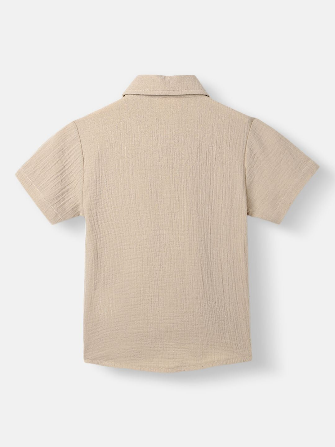 Nauti Nati Boys Shirt Collar Pure Cotton Shirt with Shorts