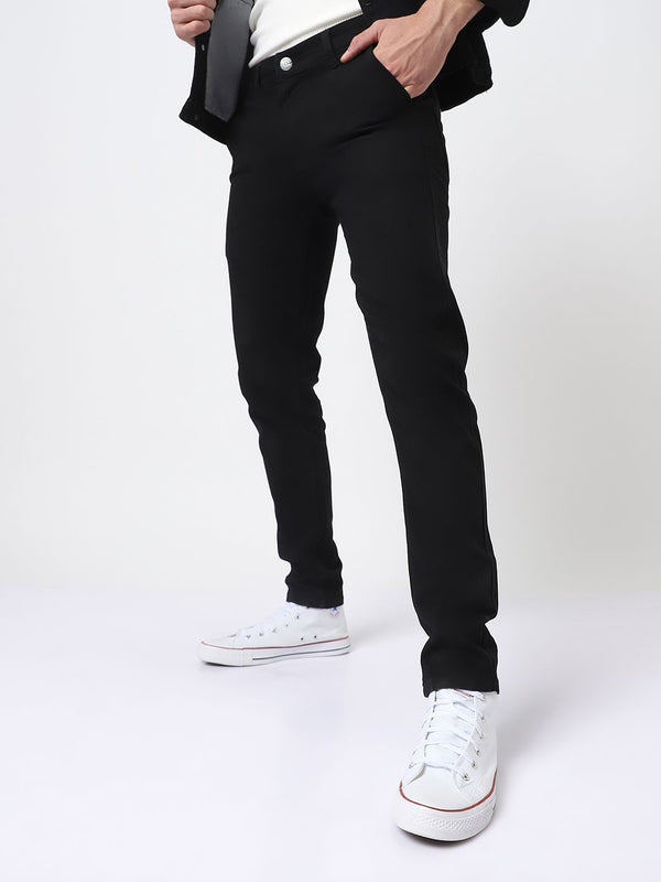 Urbano Fashion Men Slim Fit Clean Look Stretchable Jeans