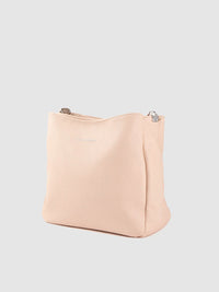 Lino Perros Peach-Coloured Solid Hobo Bag