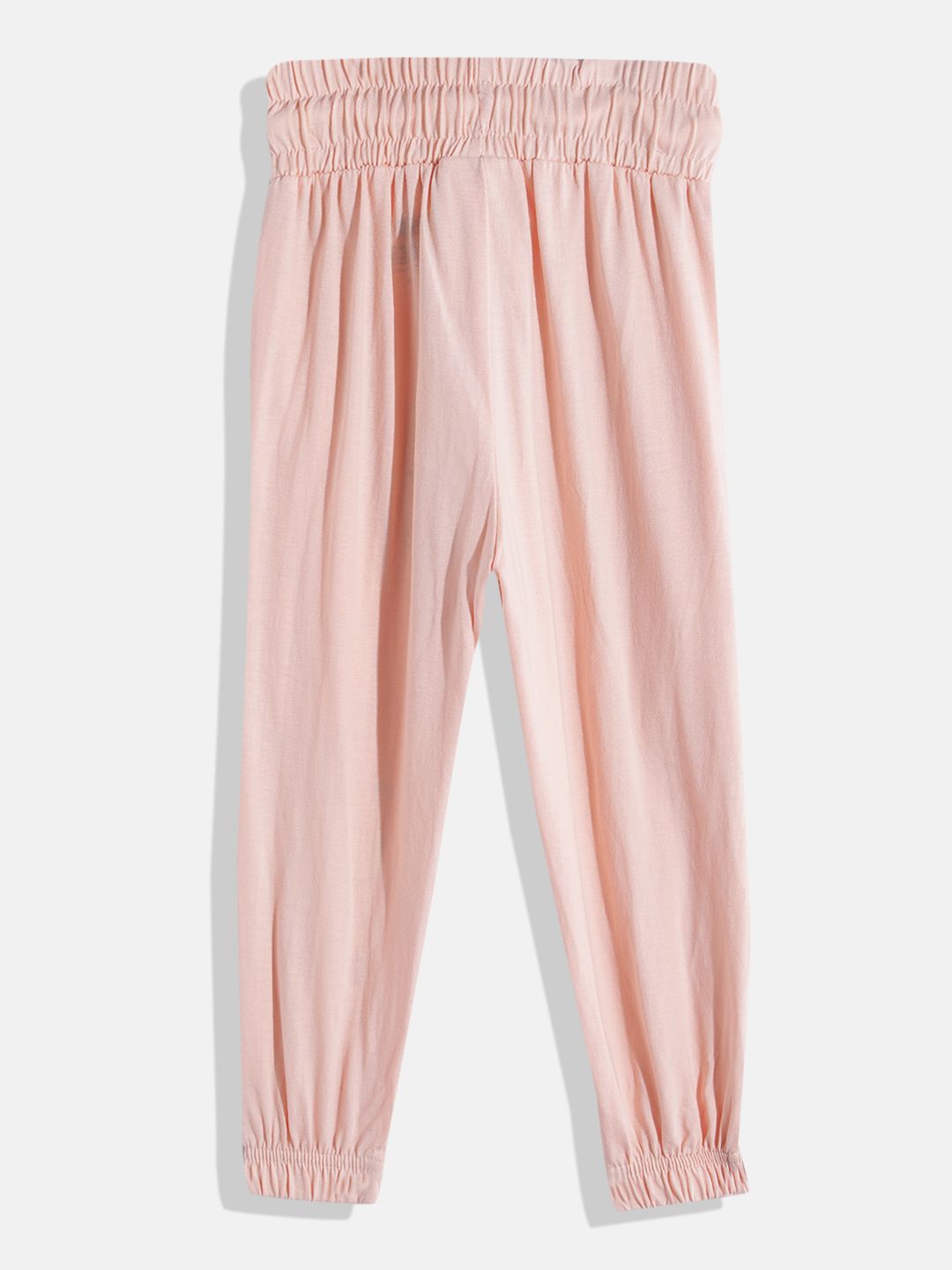 Happy Faces Girls Striped Pure Cotton Joggers
