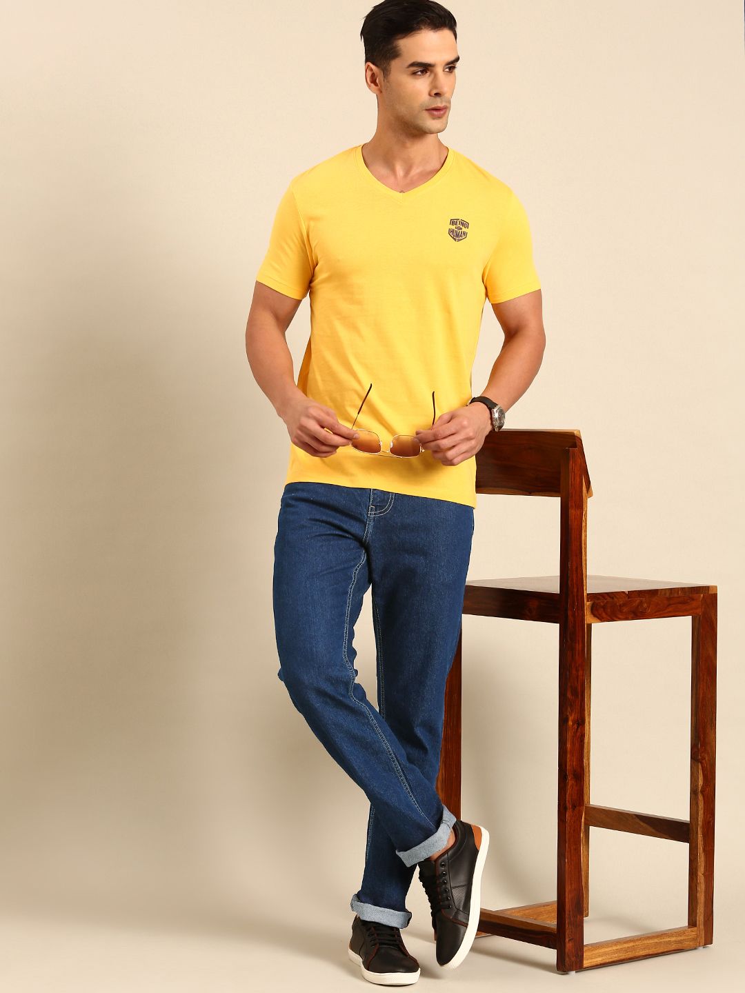 Being Human Men Straight Fit Stretchable Jeans