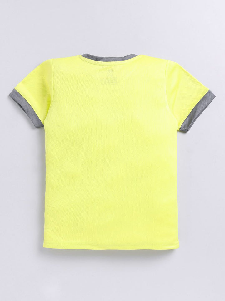 HRX by Hrithik Roshan Boys Typography Printed Moisture Wicking T-shirt