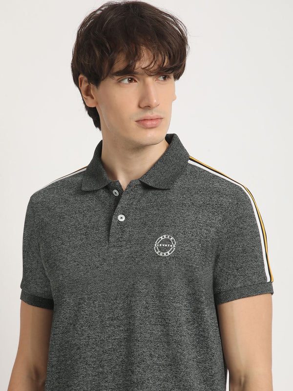 THE BEAR HOUSE Slim Fit Polo Collar T-shirt