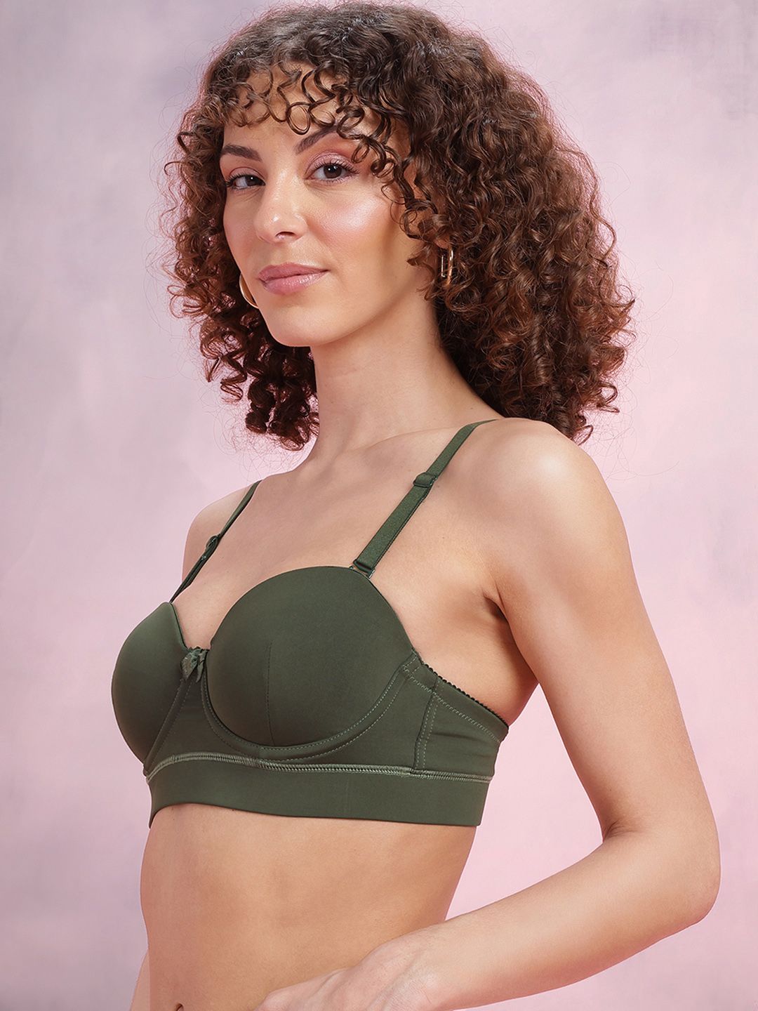 DressBerry Lightly Padded Underwired Balconette Bra