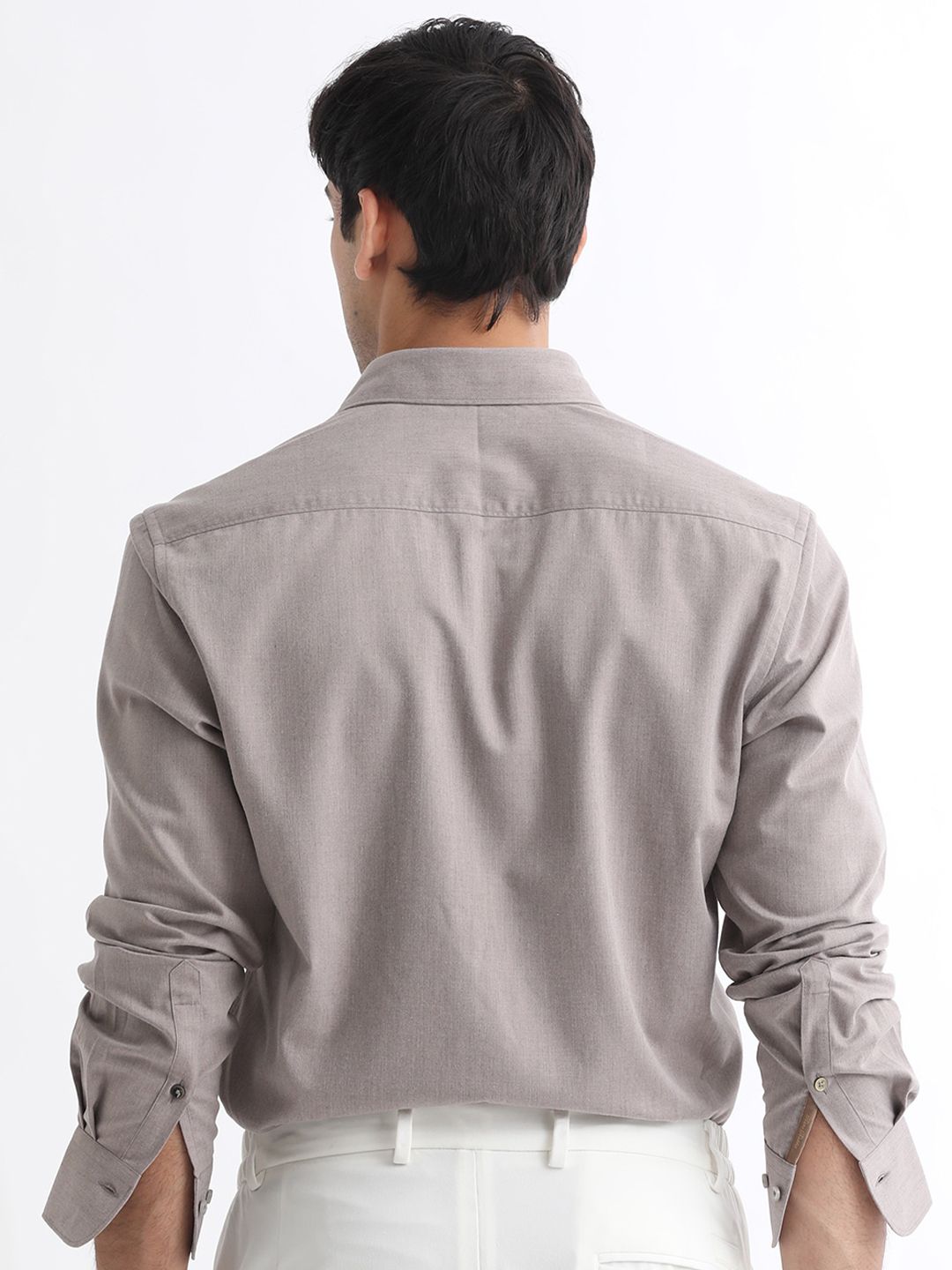 RARE RABBIT Men Gunjan Slim Fit Cotton Shirt