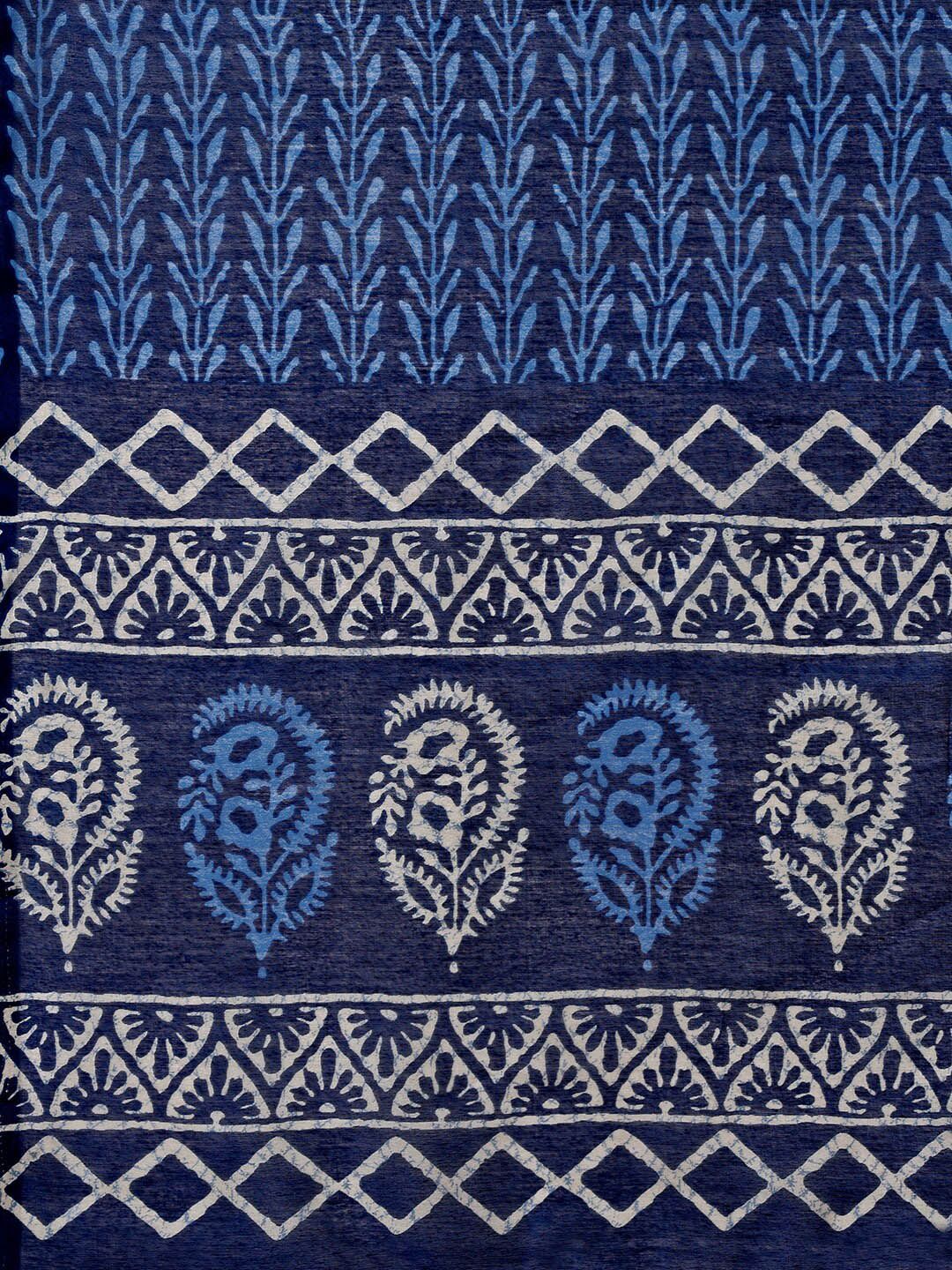 KALINI Floral Printed Kurta & Trousers With Dupatta