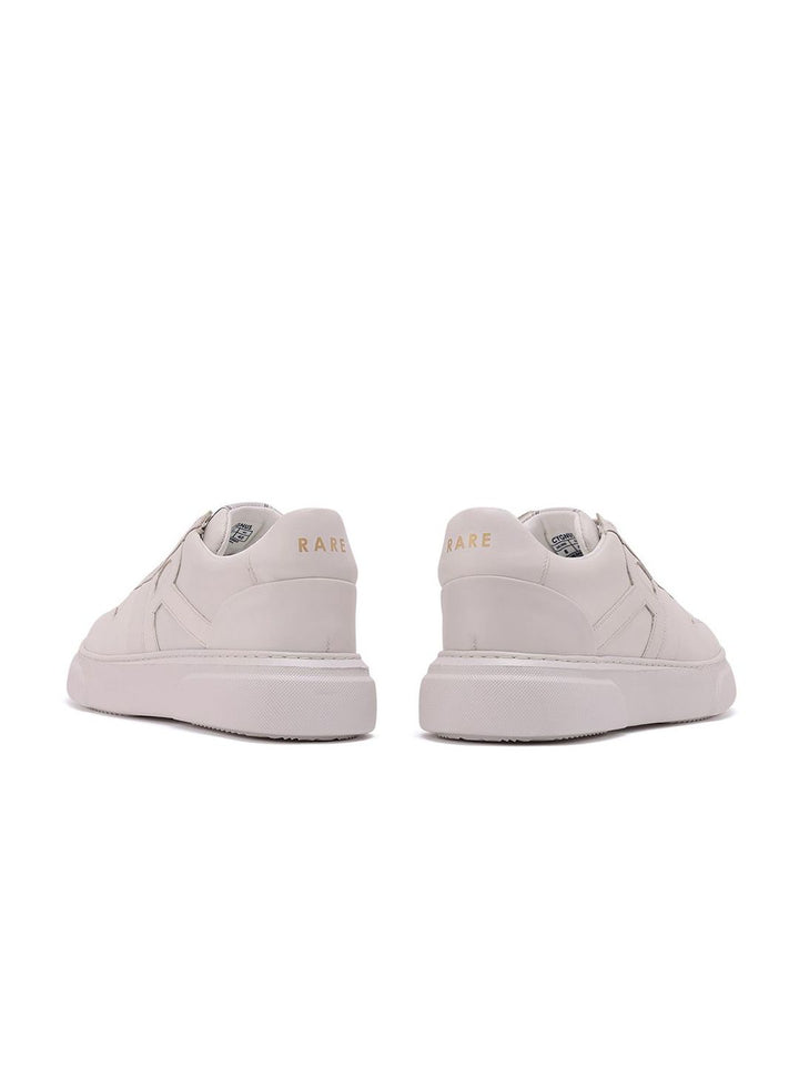 RARE RABBIT Men Woven Design Leather Round Toe Sneakers