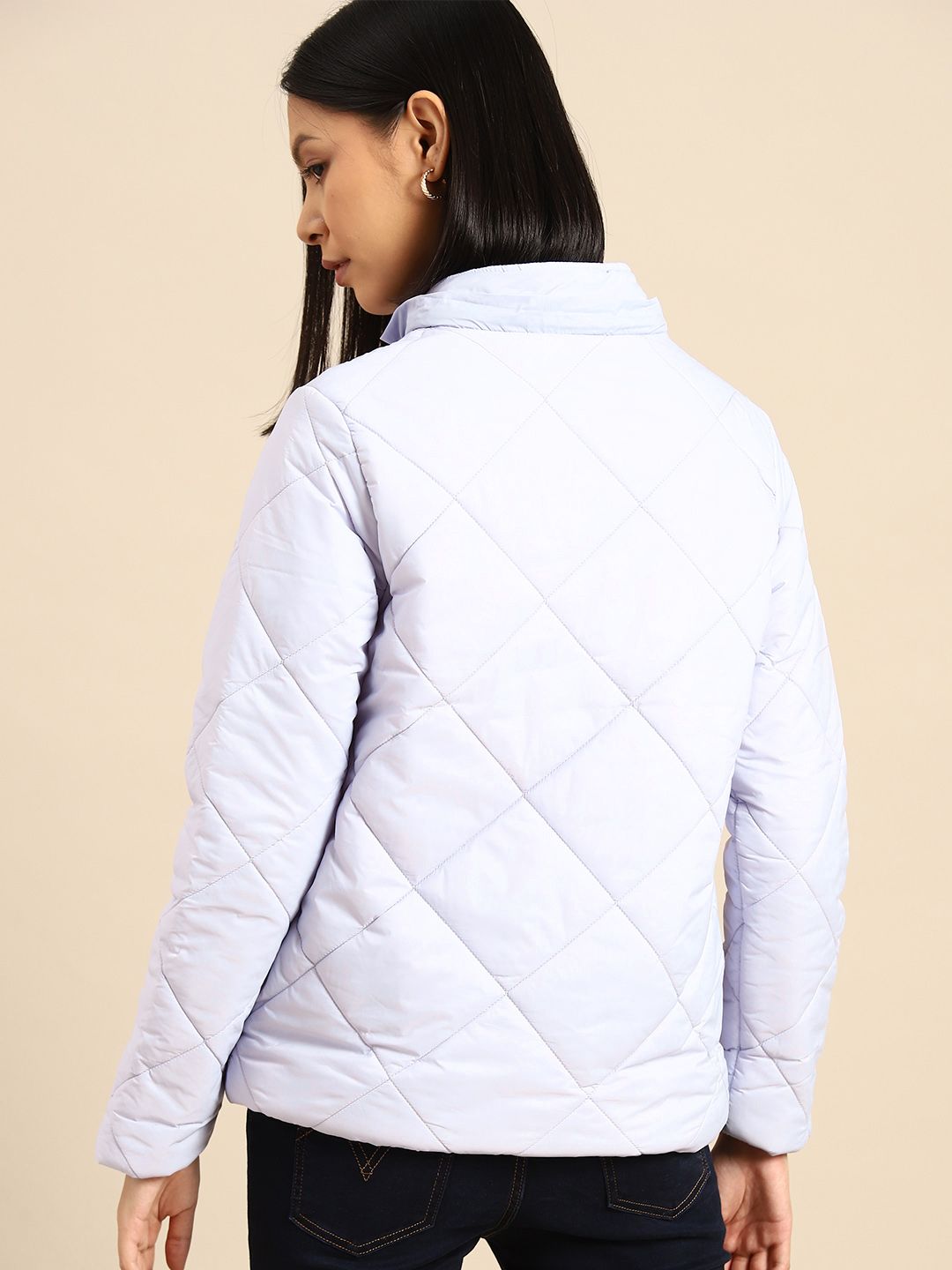 all about you Women Faux Fur Quilted Jacket