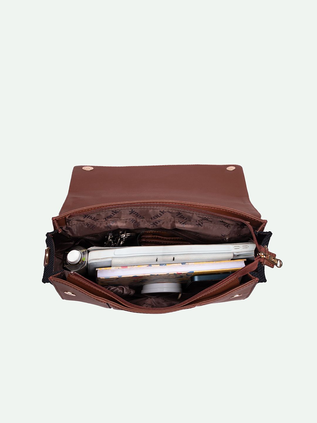 ZOUK Women FloMotif Rhea Kapoor Satchel Bag