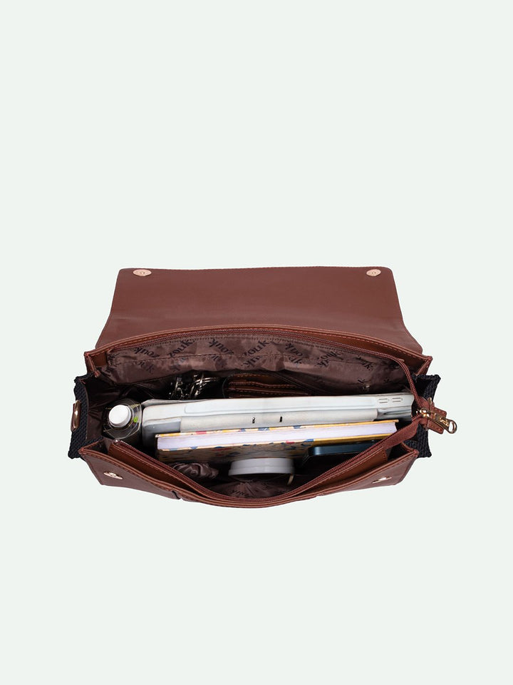 ZOUK Women FloMotif Rhea Kapoor Satchel Bag