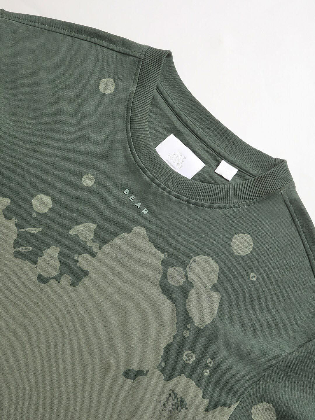 THE BEAR HOUSE Abstract Printed Regular Fit Cotton T-shirt