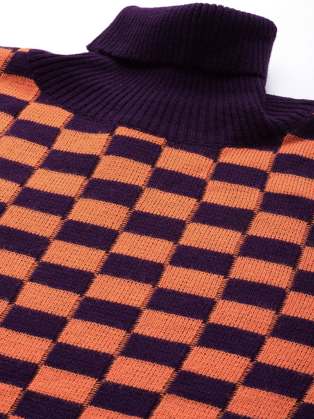 DressBerry Checked Acrylic Pullover