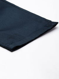 The Indian Garage Co Men Solid Slim Fit Chinos Trousers