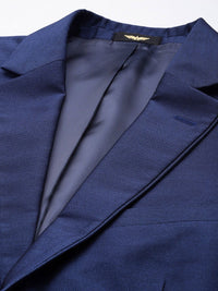 Park Avenue Self Design Textured Single Breasted Super Slim Fit 3 Piece Party Suits