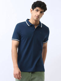 Urbano Fashion Men Solid Regular Fit Half Sleeve Cotton Polo T-Shirt