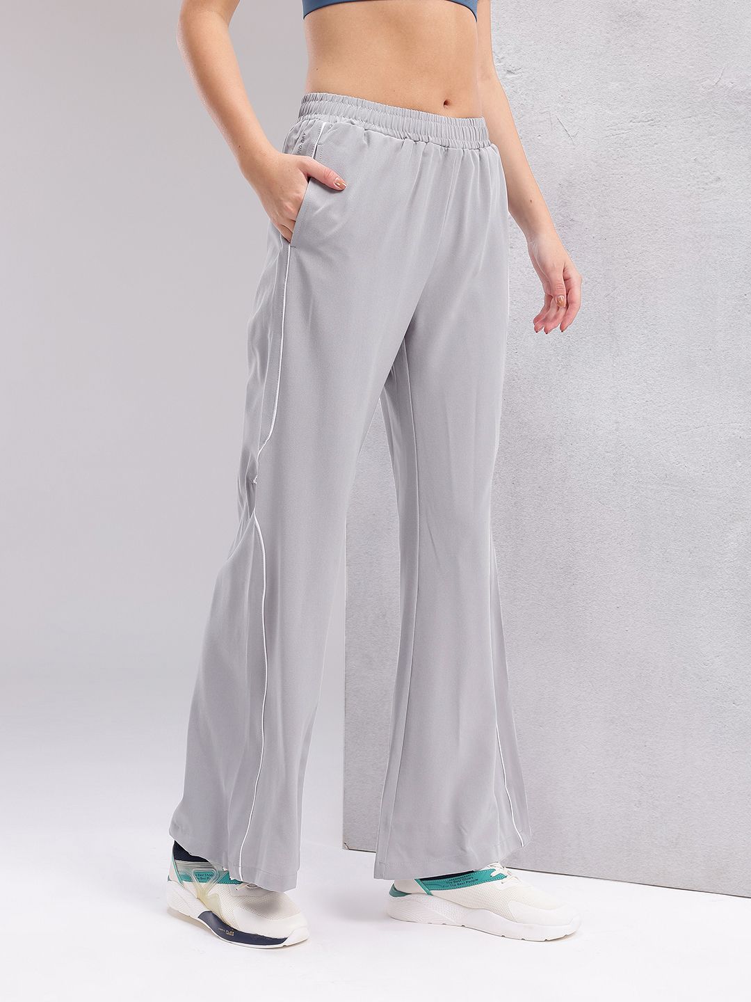 HRX by Hrithik Roshan Woman Rapid-Dry Flared Training Track Pants