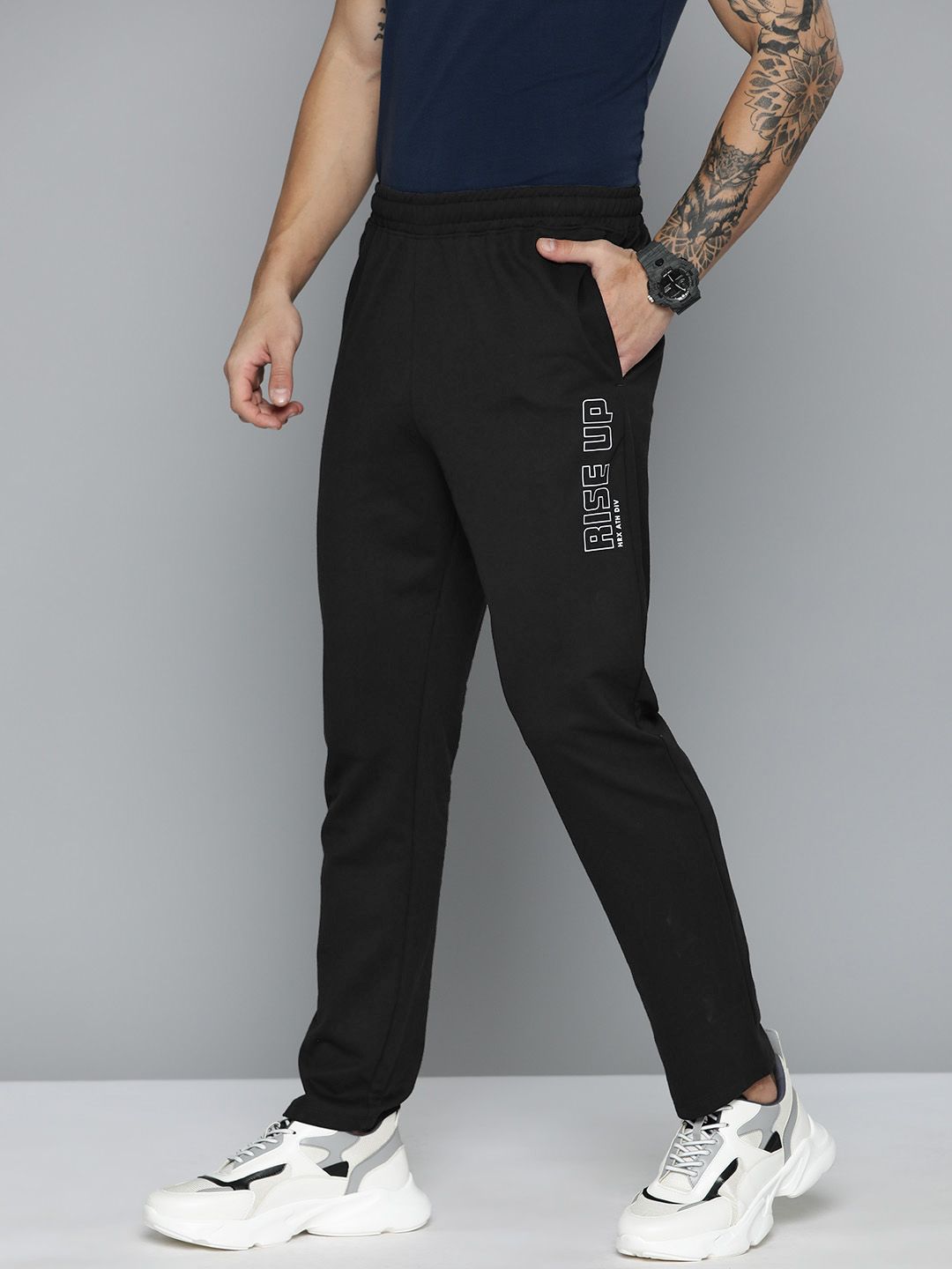 HRX by Hrithik Roshan Men Solid Track Pants