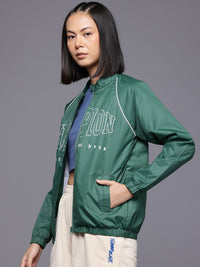 HRX by Hrithik Roshan Typography Printed Jacket