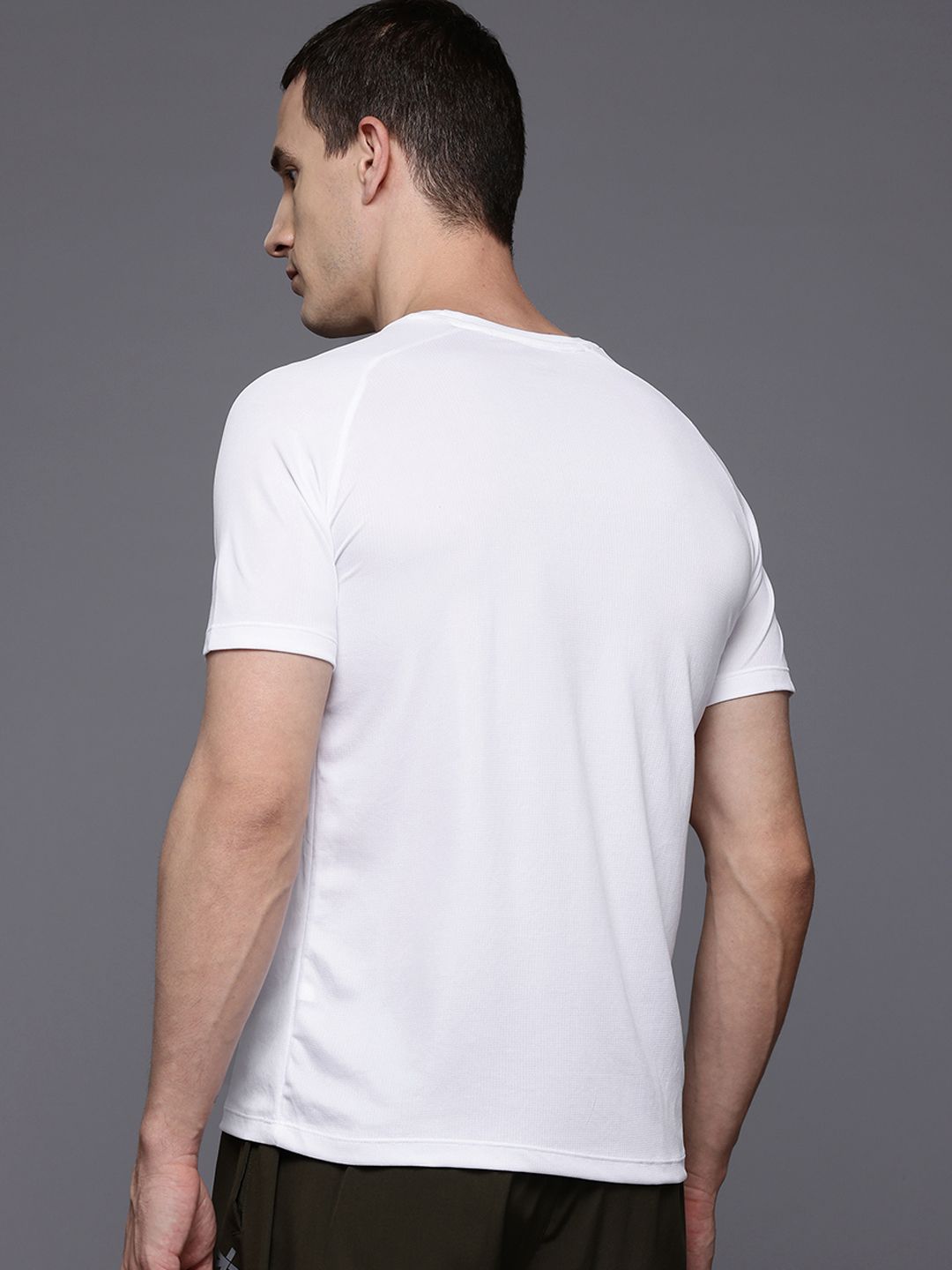 HRX by Hrithik Roshan Rapid-Dry Typography Print Running T-shirt