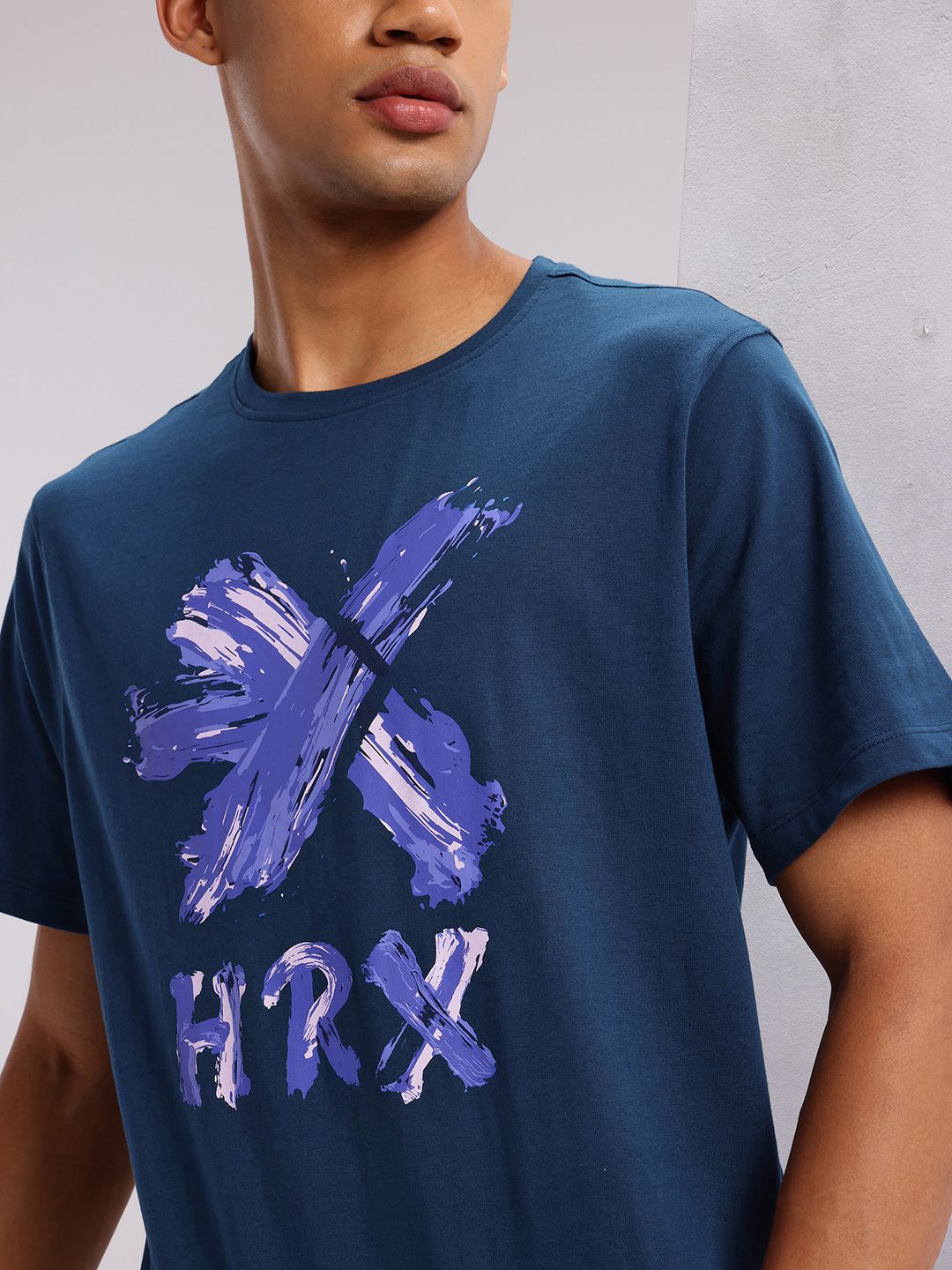 HRX by Hrithik Roshan Brand Logo Printed Lifestyle T-shirt