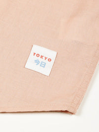 Thomas Scott Classic Cotton Linen Slim Fit Short Sleeves Casual Shirt