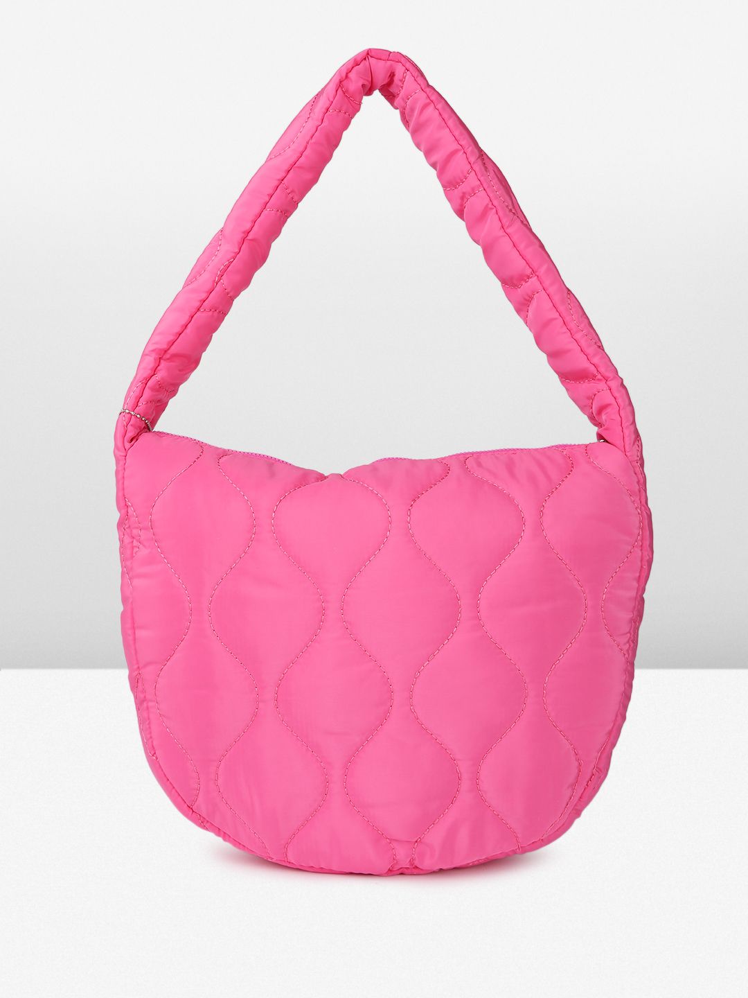 DressBerry Structured Quilted Shoulder Bag
