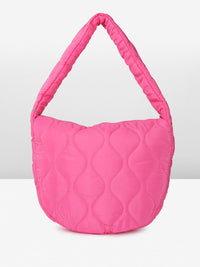 DressBerry Structured Quilted Shoulder Bag