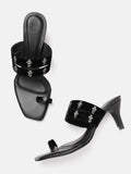 House of Pataudi Floral Embroidered Slim Heels
