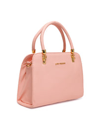 Lino Perros Pink Solid Handheld Bag