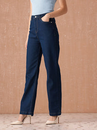 all about you Women Straight Fit High-Rise Stretchable Jeans
