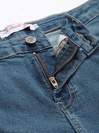 all about you Women Bootcut Light Fade Stretchable Mid-Rise Jeans